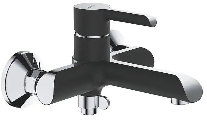 Смеситель для ванны Shevanik S6002H цвет Черный Хром