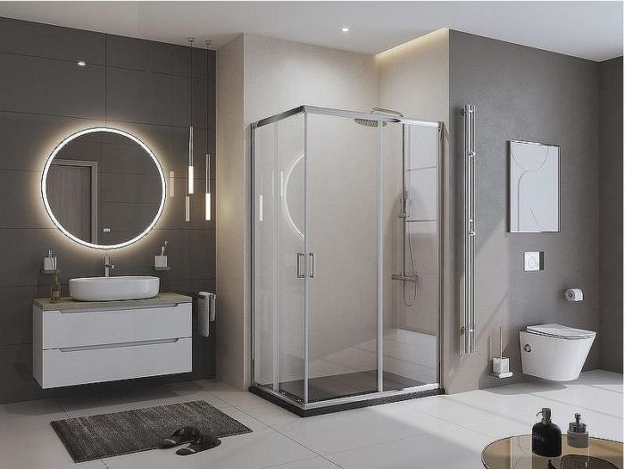 Душевой поддон из искусственного камня BelBagno Uno 120x90 TRAY-MR-UNO-AH-120/90-35-NERO-CR Черный матовый