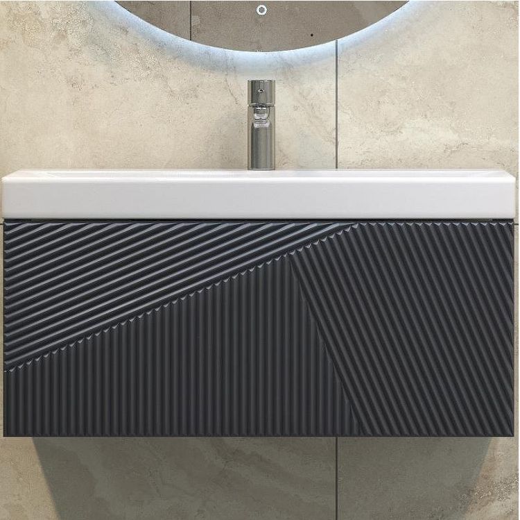 Тумба под раковину Velvex Edge 80 tp.EDG.9696.80.1Y подвесная Графит