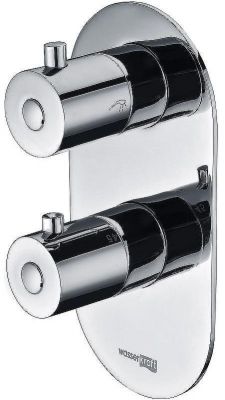 Смеситель для душа WasserKRAFT Berkel 4833 с термостатом Хром