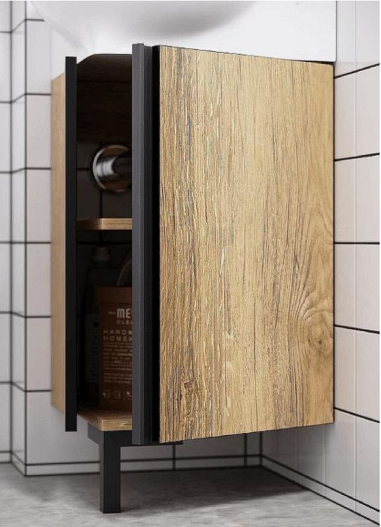 Тумба под раковину Aqwella Porto 45 POR0104DB угловая Дуб балтийский