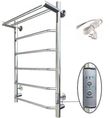 Электрический полотенцесушитель Тругор ПЭК 6 П СП 80x40 с полкой Хром