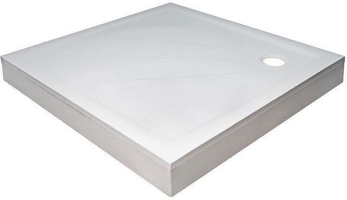 Душевой поддон из искусственного камня Ravak Perseus Pro 90х90 XA037701010WM Белый матовый