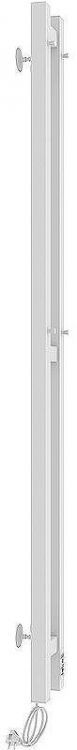 Электрический полотенцесушитель Laris Прайм Дуэт ЧК 80х1200 R 73207362 Белый муар