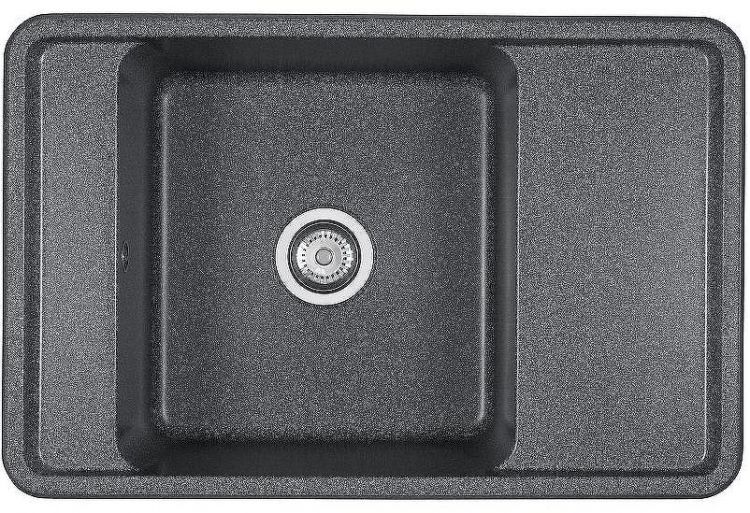 Кухонная мойка Aquaton Беллис 78 1A725032BS210 Графит Кухонная мойка Aquaton Беллис 78 1A725032BS210 Графит