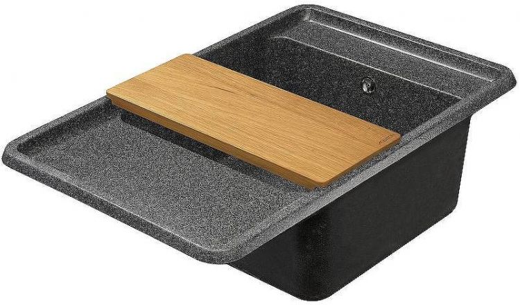 Кухонная мойка Aquaton Беллис 78 1A725032BS210 Графит Кухонная мойка Aquaton Беллис 78 1A725032BS210 Графит