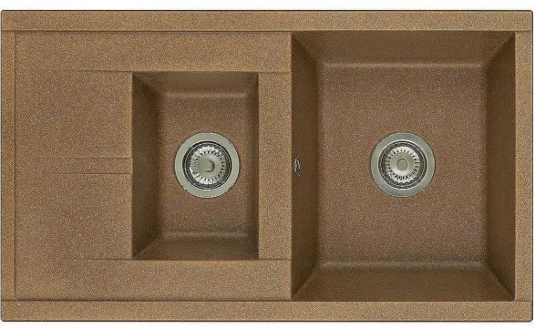 Кухонная мойка Aquaton Делия 87 1A716232DE270 Терракотовая Кухонная мойка Aquaton Делия 87 1A716232DE270 Терракотовая