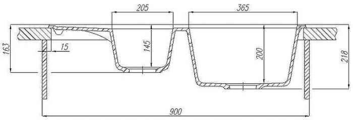 Кухонная мойка Aquaton Делия 87 1A716232DE270 Терракотовая