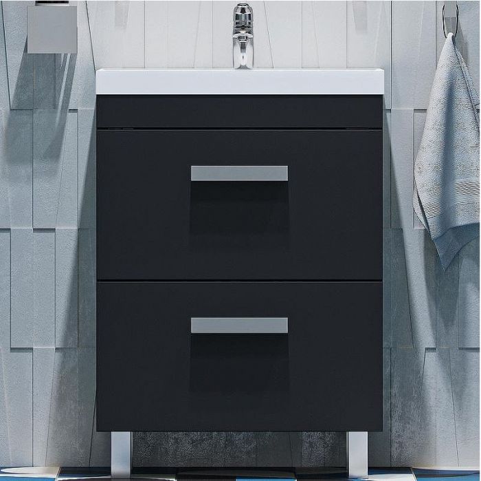 Тумба под раковину Velvex Orlando 60 tn.ORL.CLA.60.2Y Графит