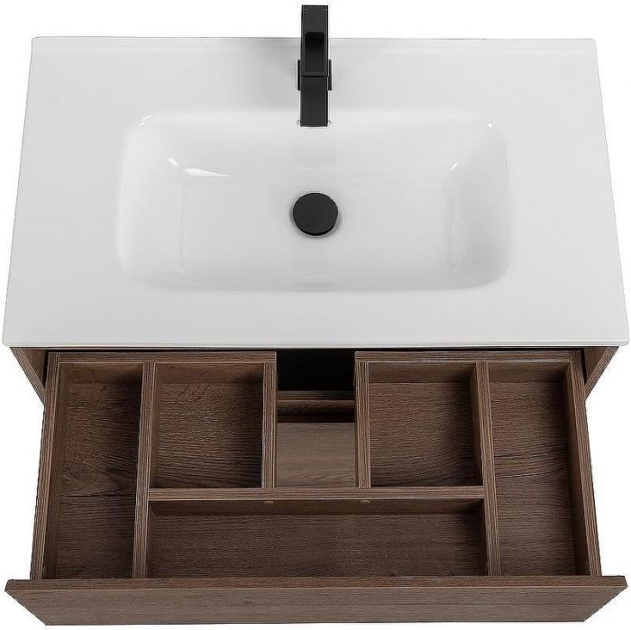 Тумба под раковину BelBagno Kraft 80 KRAFT-800-2C-PIA-RT Rovere Tabacco