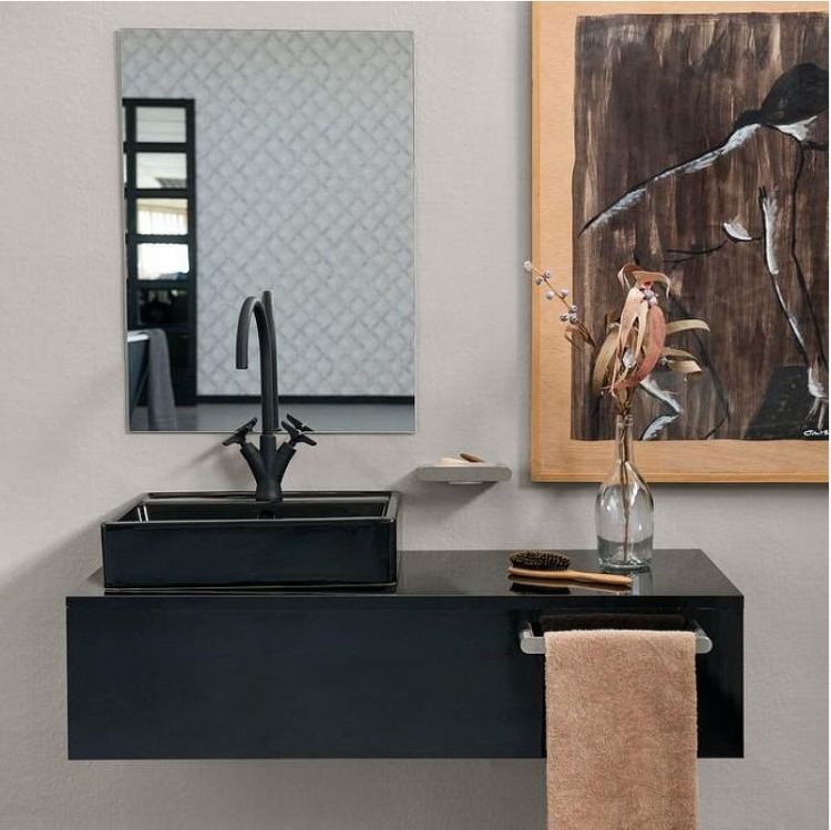 Смеситель для раковины Ramonsoler Adagio 910102NM Черный матовый