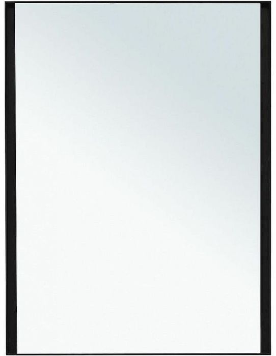 Зеркало Allen Brau Infinity 60 1.21018.BL с подсветкой Черное с сенсорным выключателем