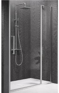 Душевая дверь Novellini Young 120 Y22P117-1K профиль Хром стекло прозрачное