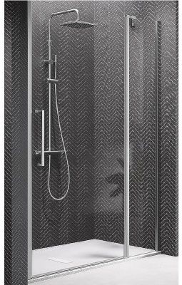 Душевая дверь Novellini Young 120 Y22P117-1K профиль Хром стекло прозрачное