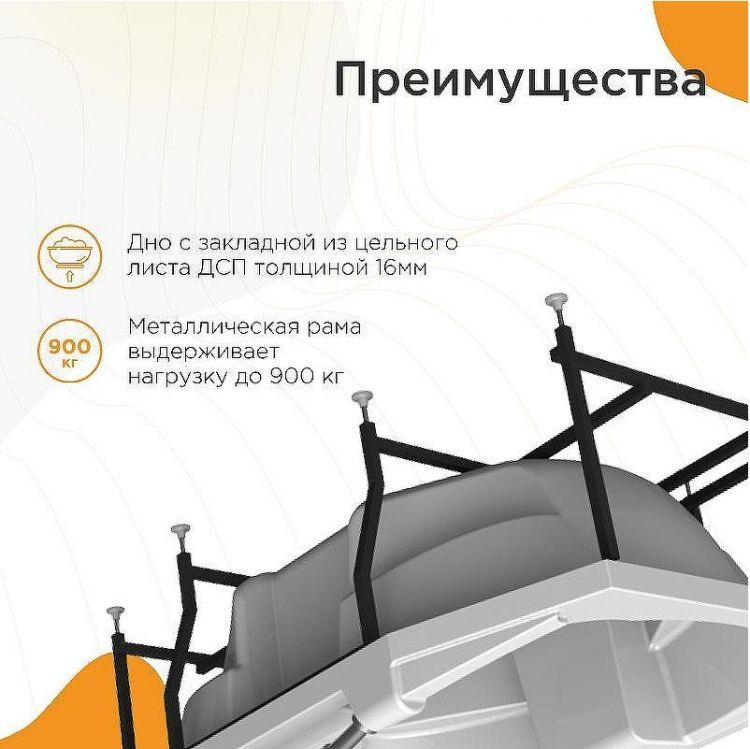 Акриловая ванна Radomir Конкорд 180x120 1-01-0-0-1-025 без гидромассажа