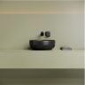 Раковина накладная CERAMICANOVA Taycan, круглая, диаметр 375 мм, черная матовая CN12003MB