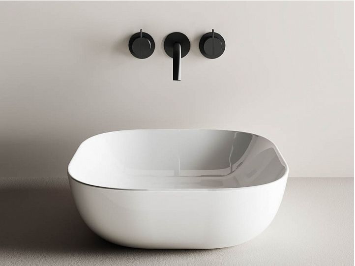 Умывальник CERAMICANOVA Element чаша накладная квадратная CN6010