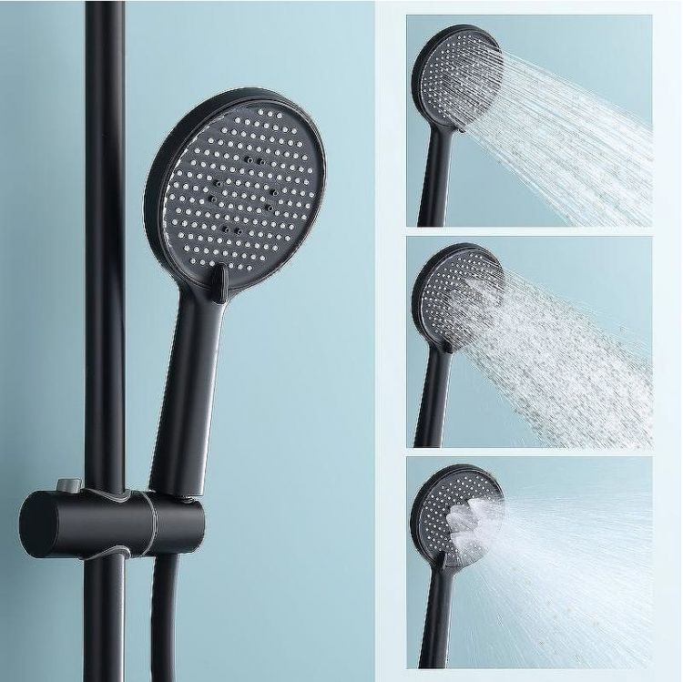 Душевая система Splenka S223.24.06 Черная матовая