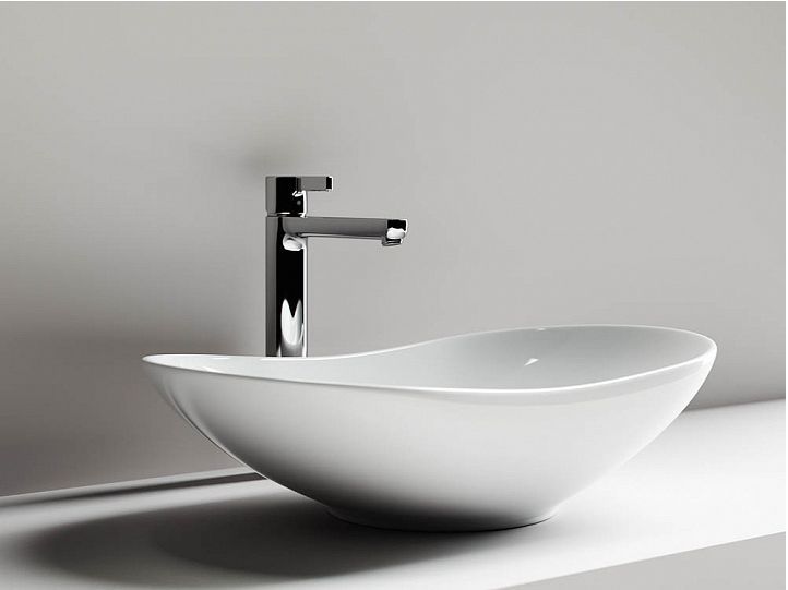 Умывальник CERAMICANOVA Element чаша накладная овальная 620x360x145 мм CN6015