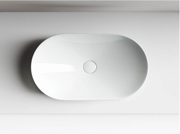 Умывальник CERAMICANOVA Element чаша накладная овальная 620x360x145 мм CN6015