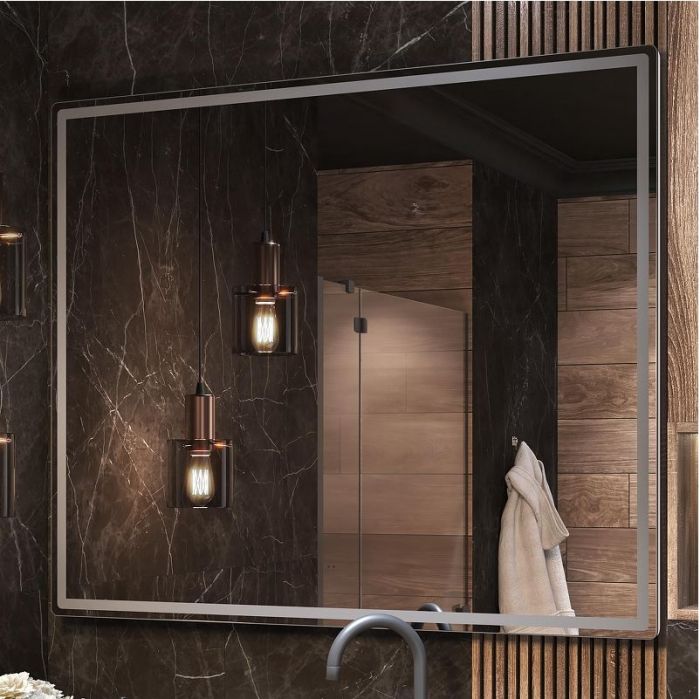 Зеркало Vigo Roberta Comfort 120 170 с подсветкой с бесконтактным выключателем и подогревом