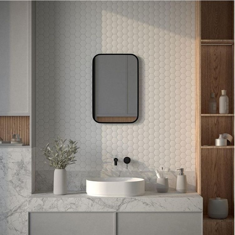 Зеркало Defesto Aura 40х60 DF 2972 с подсветкой 17W-3000K/Без выключателя/Теплый белый свет/Черная рама Зеркало Defesto Aura 40х60 DF 2972 с подсветкой 17W-3000K/Без выключателя/Теплый белый свет/Черная рама