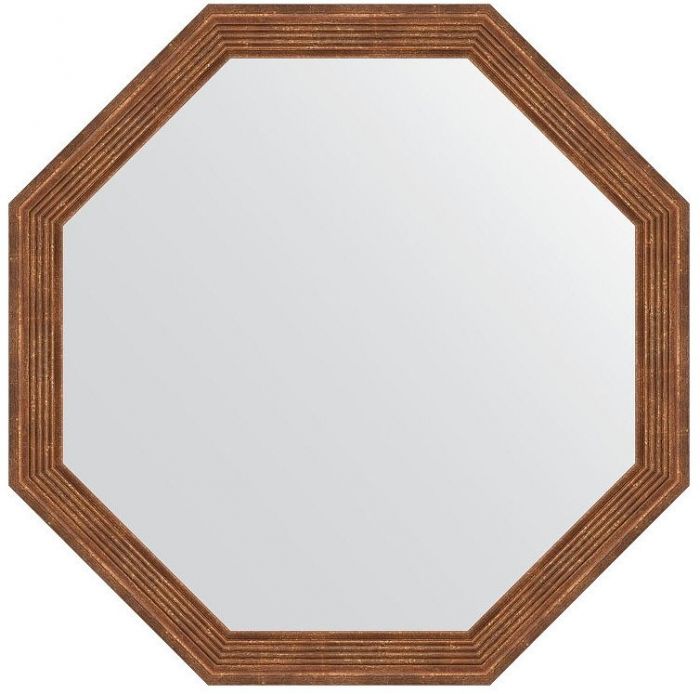 Зеркало Evoform Octagon 64х64 BY 3964 в багетной раме - Сухой тростник 51