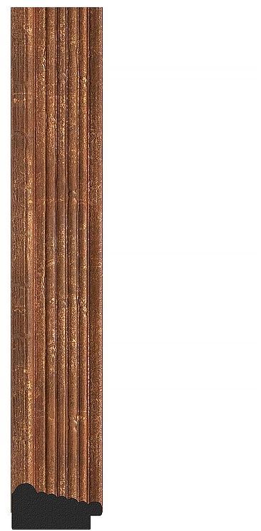 Зеркало Evoform Octagon 64х64 BY 3964 в багетной раме - Сухой тростник 51