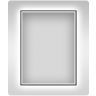 Зеркало Wellsee 7 Rays' Spectrum 70 172201300-172201310 с подсветкой цвет Черный матовый с сенсорным выключателем