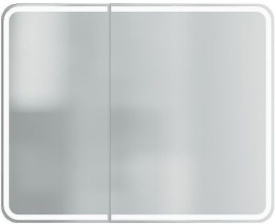 Зеркальный шкаф Creto Eles 100 20-1000800WH с подсветкой Белый