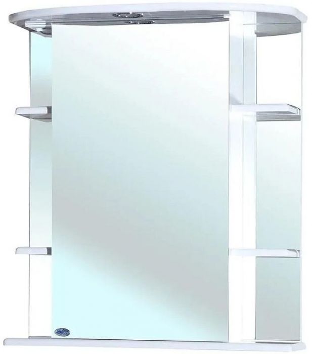 Зеркальный шкаф Bellezza Магнолия 65 L 4612710002012 с подсветкой Белый