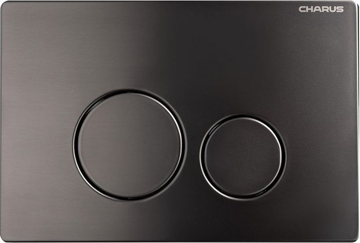 Клавиша смыва Charus Robusto FP.330.GNM.05 цвет Оружейная сталь