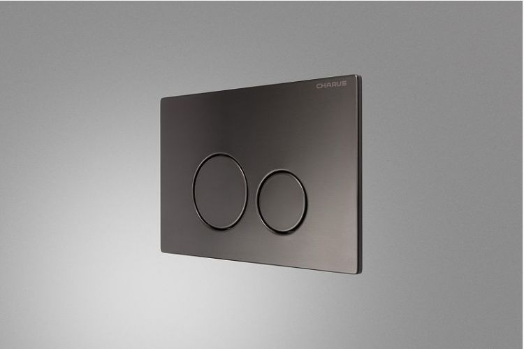 Клавиша смыва Charus Robusto FP.330.GNM.05 цвет Оружейная сталь