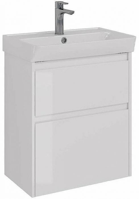 Тумба под раковину Lemark Combi 60 LM03C60T подвесная Белый глянец