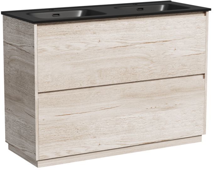 Тумба напольная под раковину SANCOS Libra Floor, дуб галифакс натуральный 1190х450х840 мм, LB120F-2EG