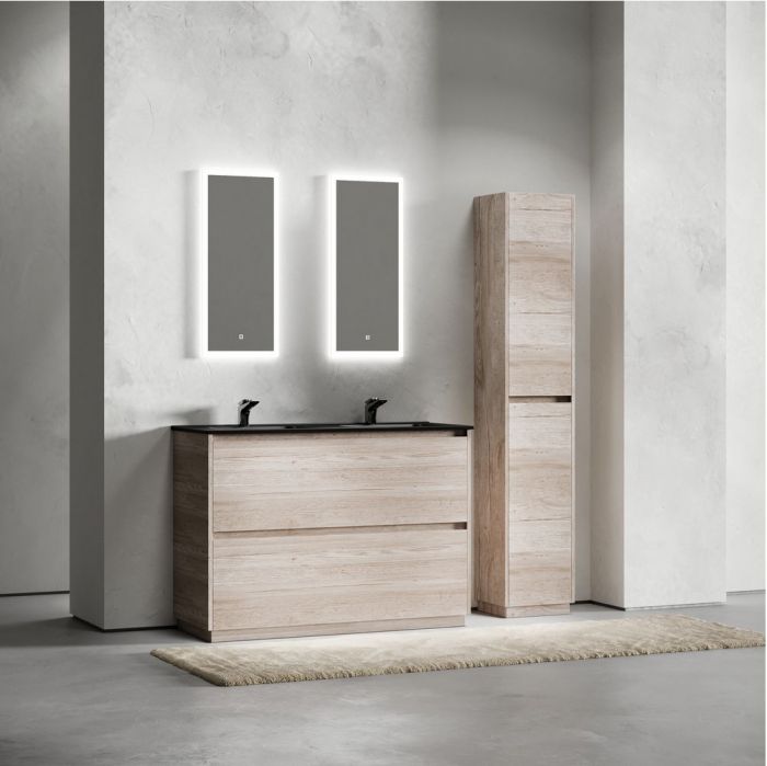 Тумба напольная под раковину SANCOS Libra Floor, дуб галифакс натуральный 1190х450х840 мм, LB120F-2EG