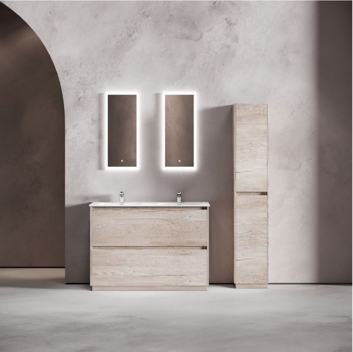 Тумба напольная под раковину SANCOS Libra Floor, дуб галифакс натуральный 1190х450х840 мм, LB120F-2EG