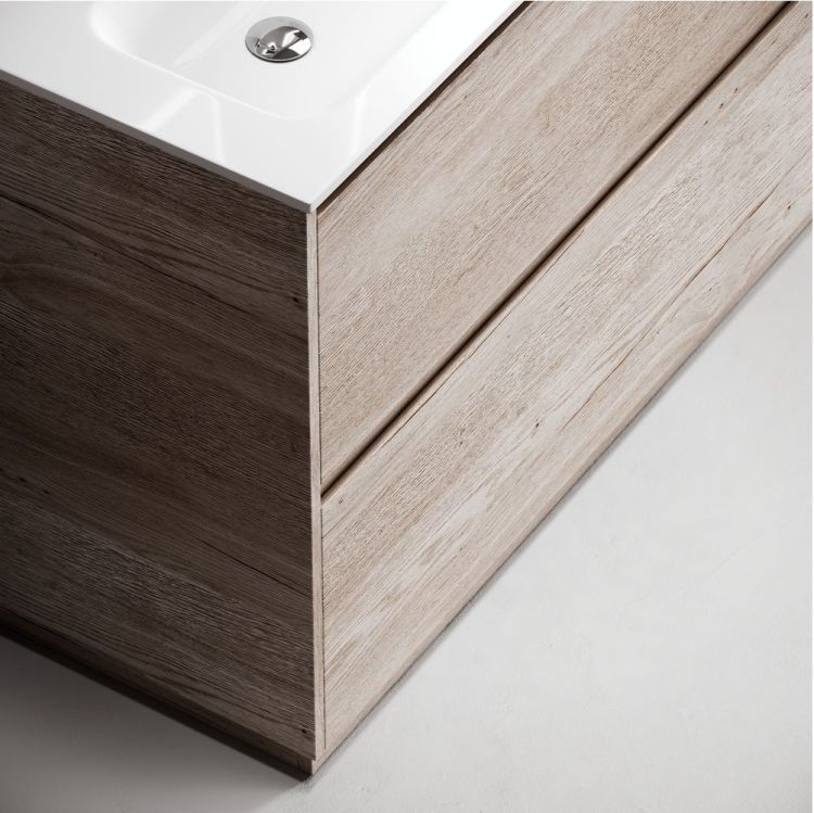 Тумба напольная под раковину SANCOS Libra Floor, дуб галифакс натуральный 1190х450х840 мм, LB120F-2EG