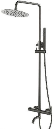 Душевая система ESKO Bangkok Gun metal ST250BGGM Оружейная сталь Душевая система ESKO Bangkok Gun metal ST250BGGM Оружейная сталь