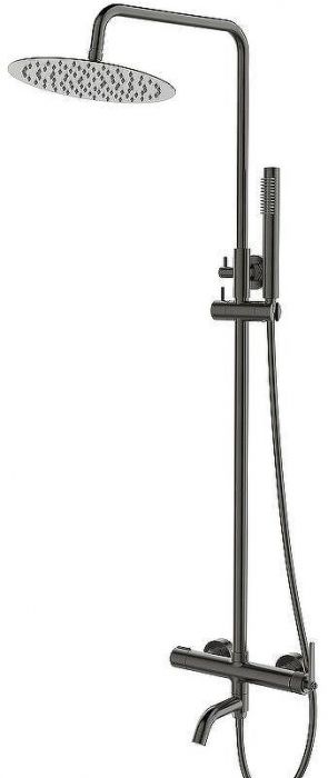 Душевая система ESKO Bangkok Gun metal ST250BGGM Оружейная сталь