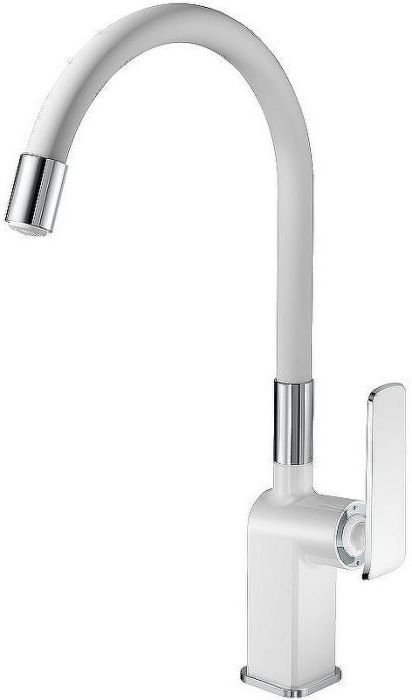 Смеситель для кухни Haiba HB73548-8 Белый Хром