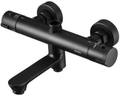 Смеситель для ванны Swedbe Hermes 9042B с термостатом Черный матовый