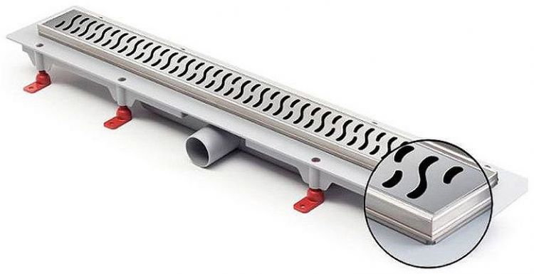 Душевой лоток Azario AZ-CH 850 H с решеткой Harmony