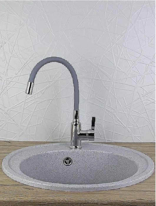 Смеситель для кухни Viko V-4064 Хром Серый