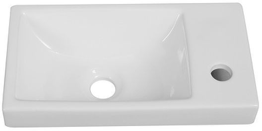 Тумба под раковину ЗОВ Монови Слим 40 MS40BM подвесная цвет Белый матовый