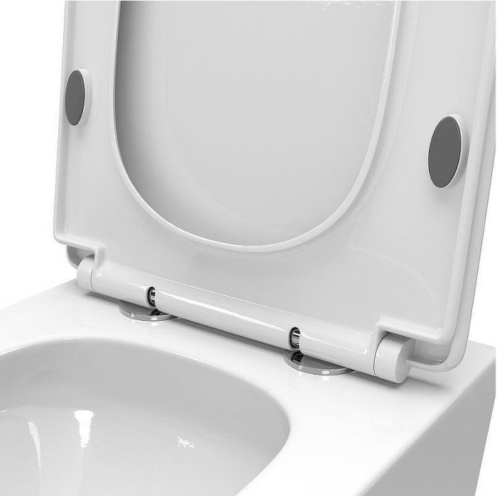 Унитаз BelBagno Due-Tor BB5171CH-TOR/SC подвесной с сиденьем Микролифт