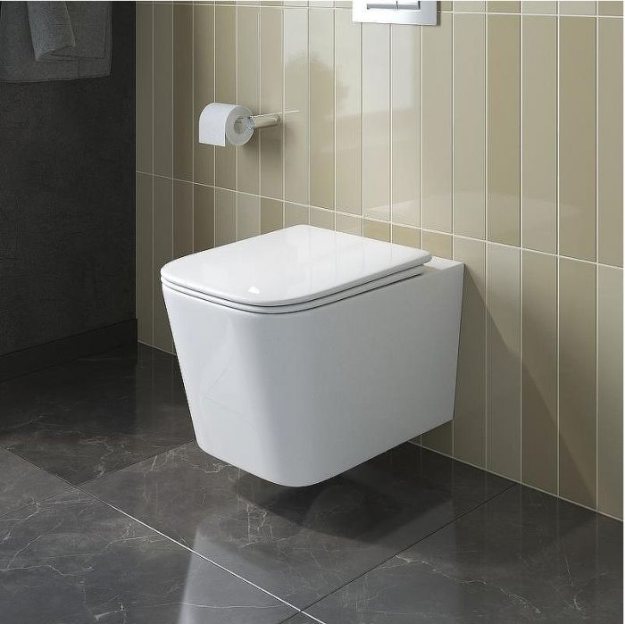 Унитаз BelBagno Due-Tor BB5171CH-TOR/SC подвесной с сиденьем Микролифт