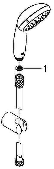 Душевой гарнитур Grohe Tempesta New 27799001 Хром
