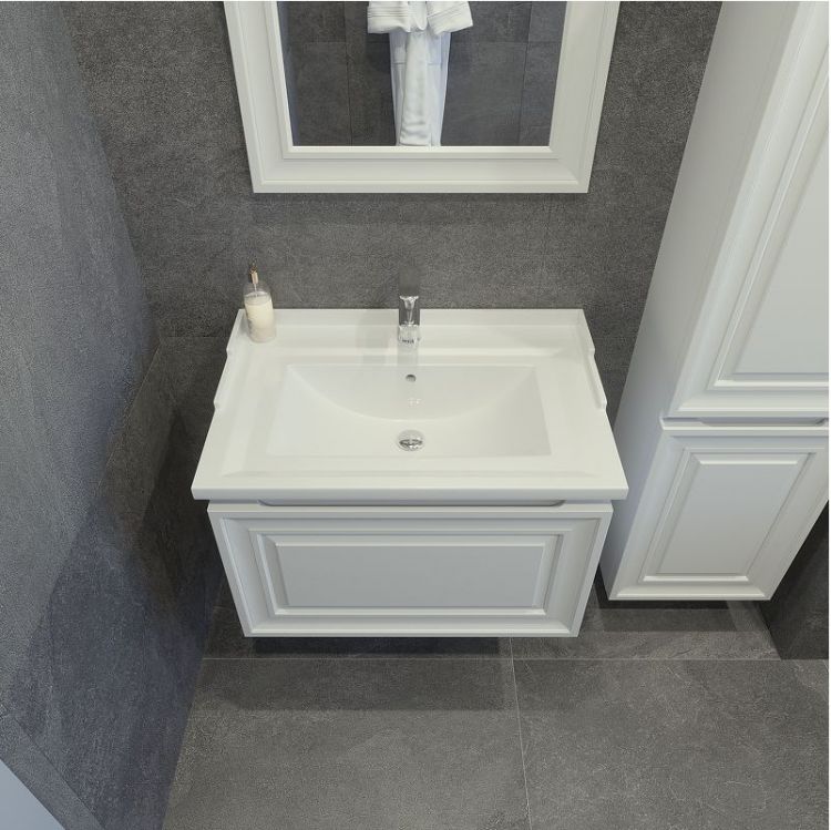 Тумба под раковину Caprigo Ponza 70 13511-В231 подвесная цвет Белый