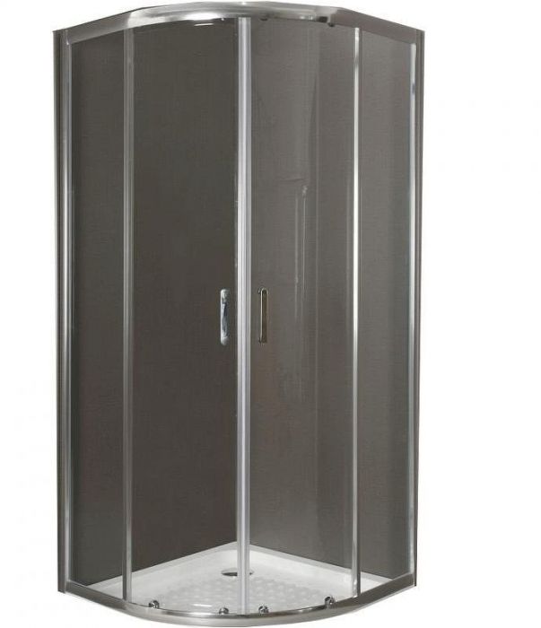 Душевой уголок BelBagno UNO-195-R-2-90-C-Cr 90х90 профиль Хром стекло прозрачное